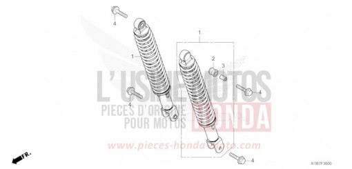 REAR CUSHION NSS350AN de 2022